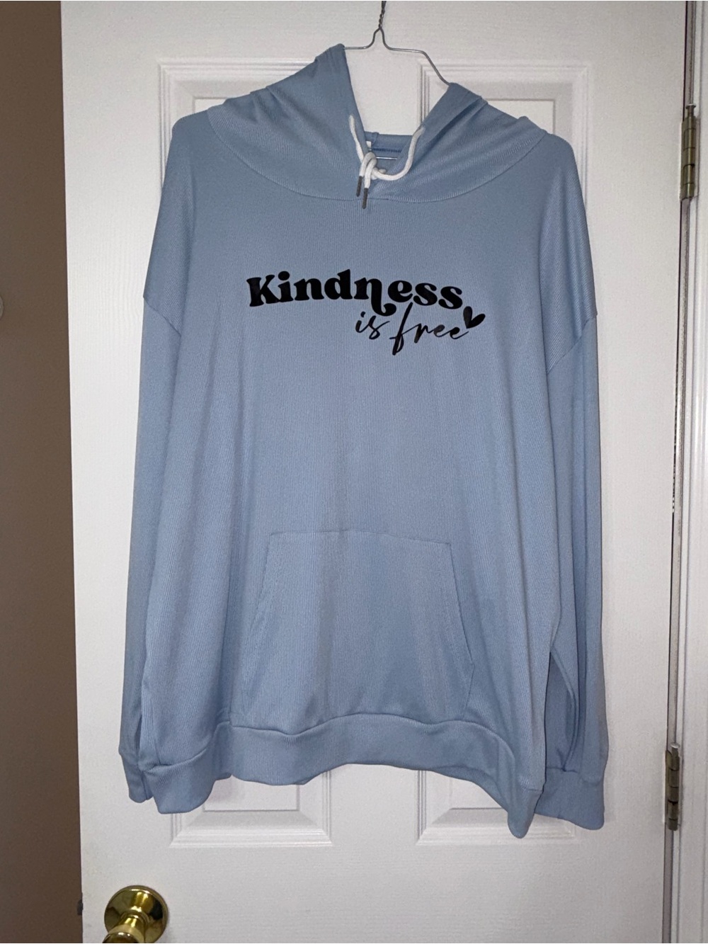 Light Blue "Kindness is Free" Hoodie